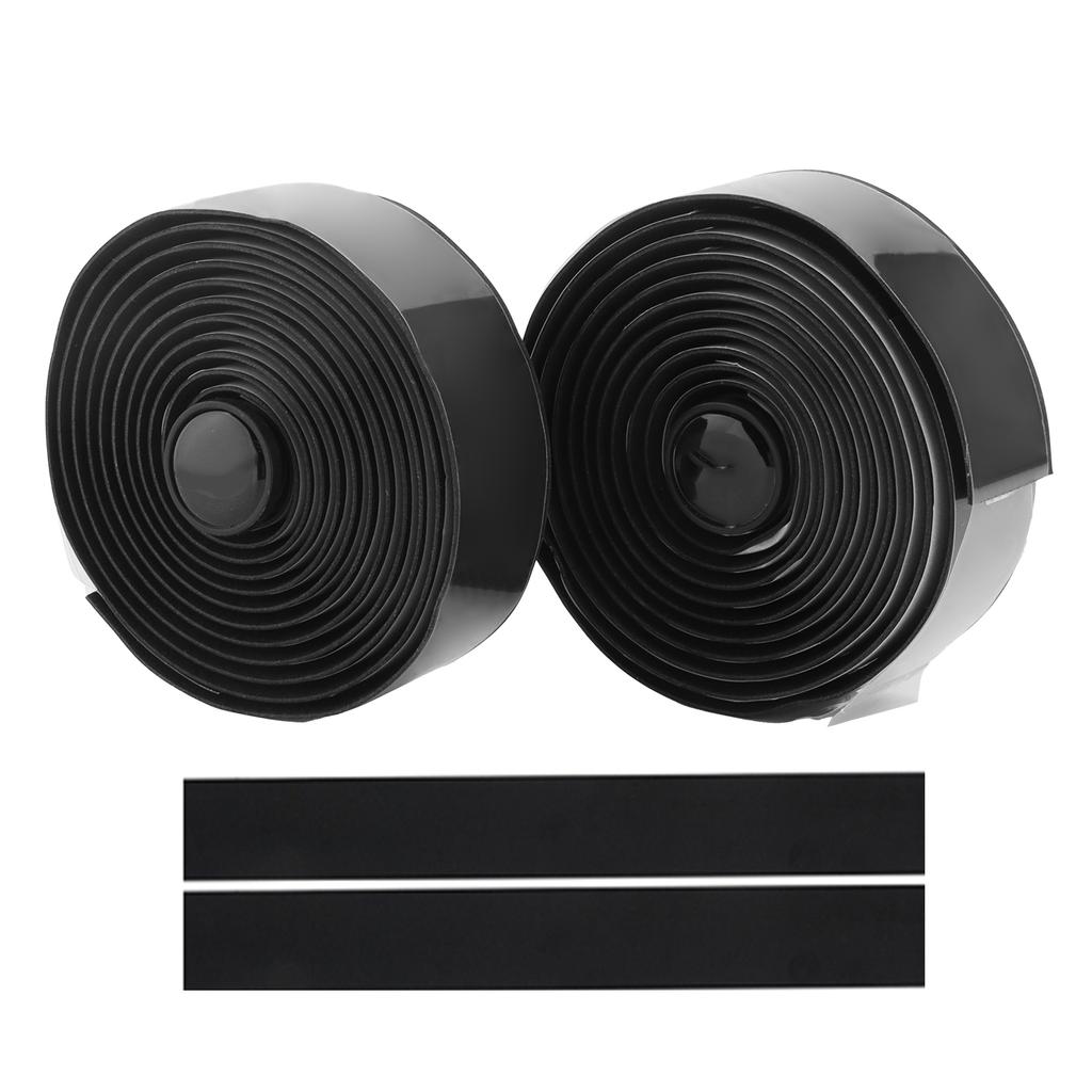2 Rolls Bike Handlebar Tape Non Slip Road Bicycle Handle Wraps with End Plugs for Cycling