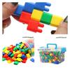 Rocket Bullet Head Small Particle Building Blocks Toy Plastic Assembly Educational Toy For Kids 3-9 Years
