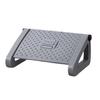 Asdays Height Office Foot Adjustable Angle and 6 Levels Under-Desk Footrest, Adjustable, Rest, Comfortable, Height, (Gray)