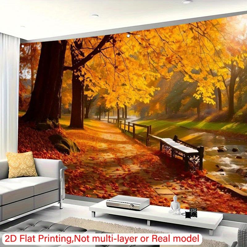 2D Plane, 1 Piece of Autumn Maple Leaf Themed Element, Suitable for Garden Courtyards, the Best Gift for Relatives and Friends