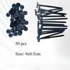 Nylon Electronic Zip Ties 100 Pcs Professional Self-Locking Cable Tie Straps Black UV Multi-Purpose Tie for Garden Fence Outside