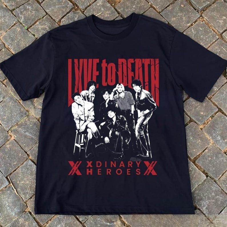 

Футболка Xdinary Heroes, Футболка Xdinary Heroes Lxve to Death, Футболка Xdinary Heroes World Tour 2026, Xdinary Heroes, Світовий тур Beautiful Mind XXXL