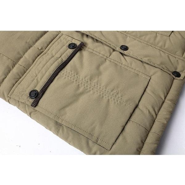 Winter Coat Plus Size Men Jacket Warm Overcoat Outwear Cotton Hooded Down Coat