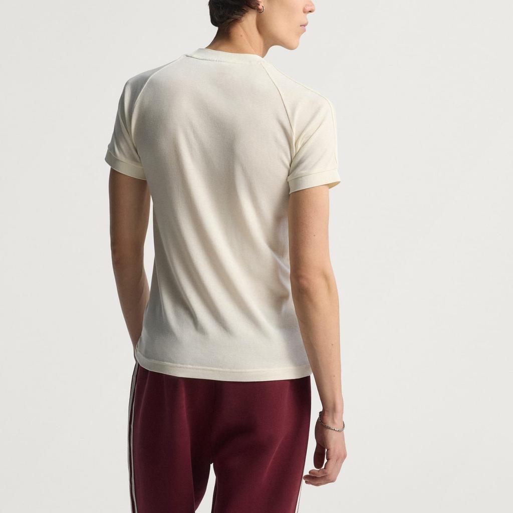 Adidas Originals Logo Slim Fit Crew Neck Short Sleeve T-Shirt Men tops Off-White JY3945