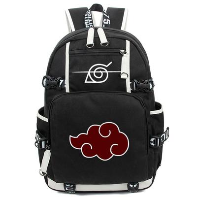 Zaino anime Zaino per adolescenti Akatsuki Itachi Sharingan Cosplay Ragazzi Ragazze Borse per laptop Zaino da viaggio