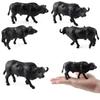 Wild Animal Water Buffalo Model Plastic Toy For Kids Educational Playroom Decor