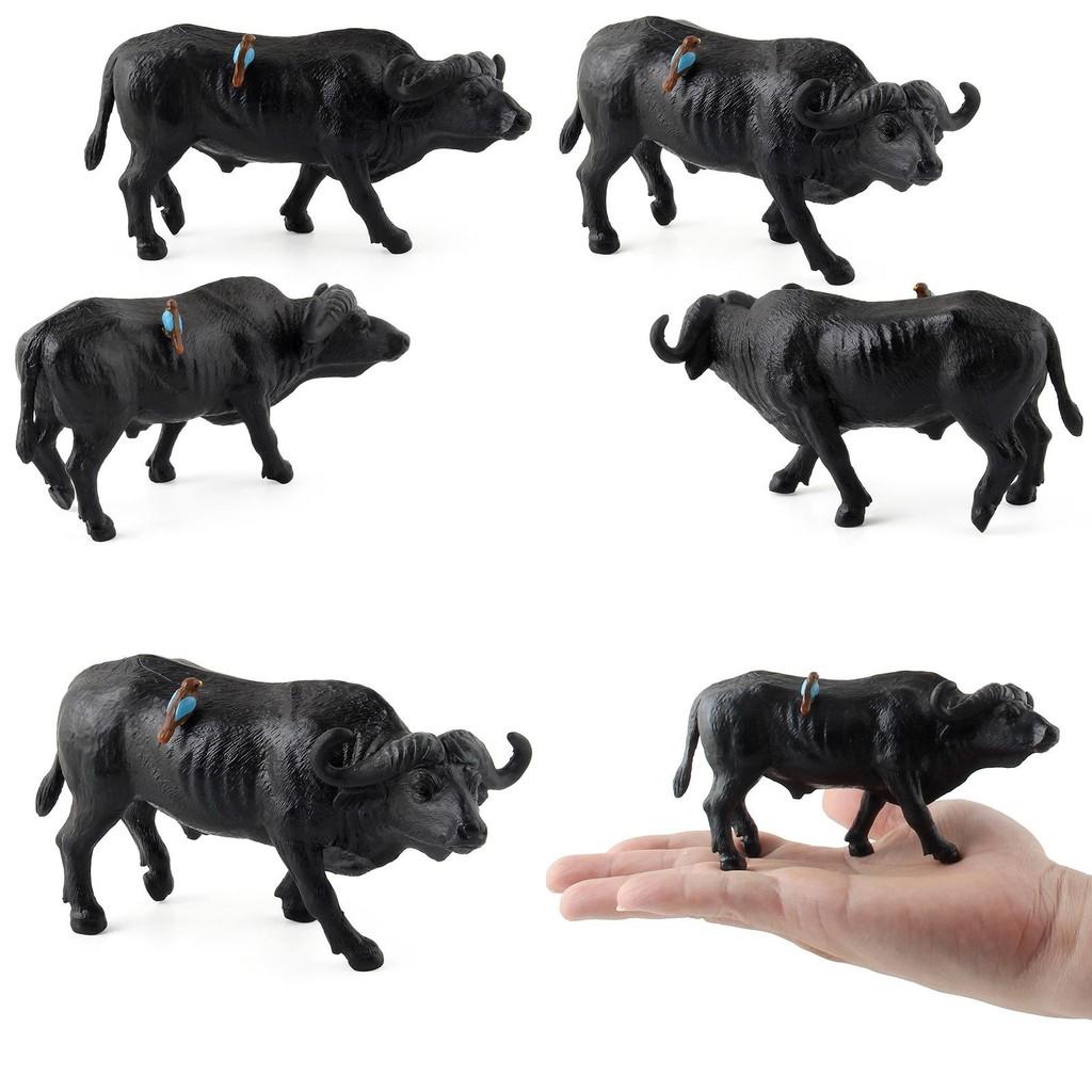 Buffalo Static Water Model Plastic Animal Figurine Educational Toy Children For