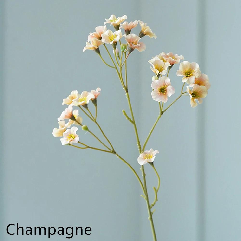 3 vidličky/kytice Umělá květina Hedvábí Chrpa Falešné květiny Umělé rostliny Dekorativní květiny Domácí dekorace Svatební dekorace