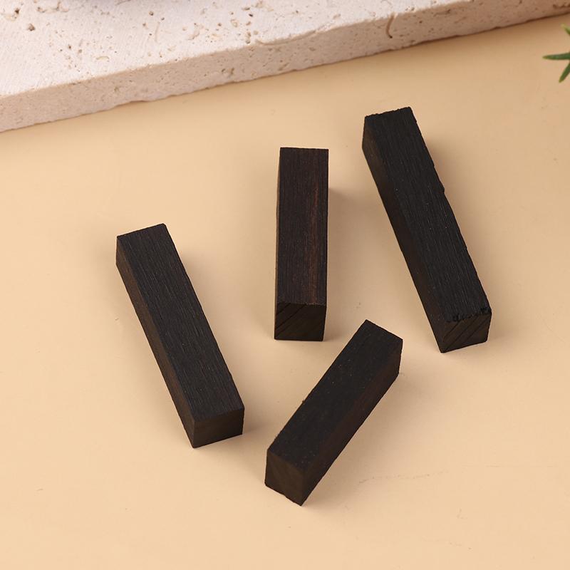 2Pcs/Set Ebony Violin Nut Viola Cello Ebony Wood Saddle Double Bass Nuts Fiddler Fittings Parts Violin Parts Accessories
