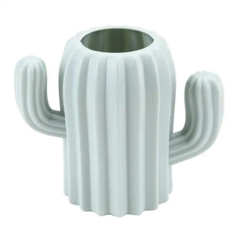 Stojan na tužku ve tvaru kaktusu Stolní organizér na pera Úložná schránka Dekorace kancelářského stolu Nádoba na psací potřeby