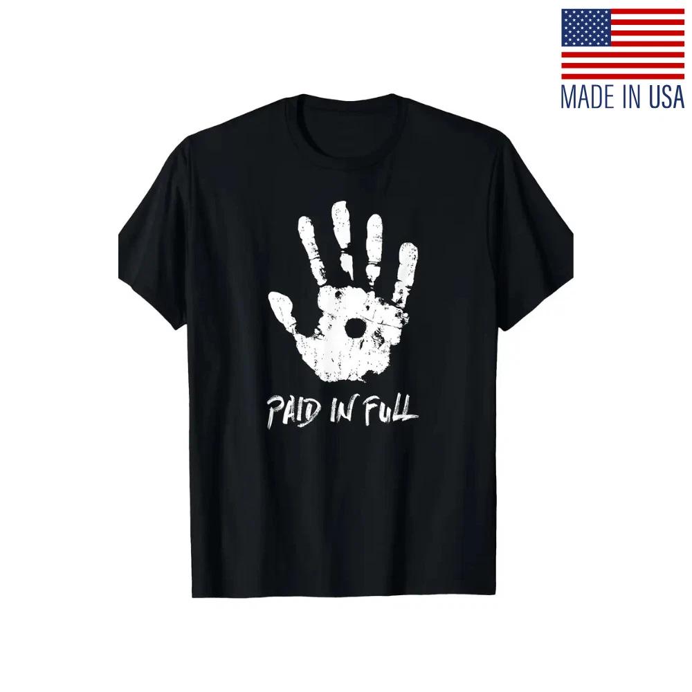 

Jesus Hand Print, Paid In Full - Christian Faith Unisex T-Shirt 4XL