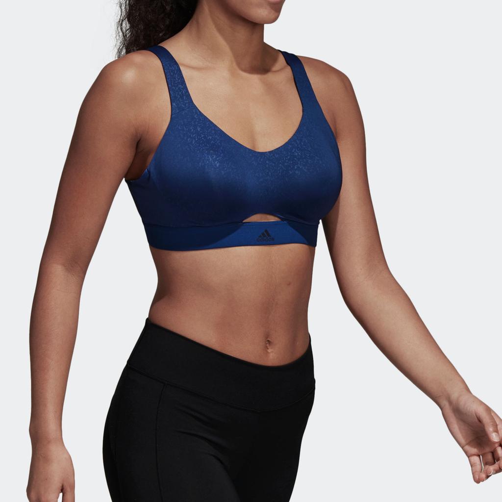 Adidas Strngr Sft Graphic Print Skin-Friendly Comfortable Sports Underwear Women Underwear Navy-Blue CD6388