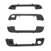 Car Exterior Door Handle 51218122442 Black Door Handle Frame Trim Cover Set for E36 E34 E32