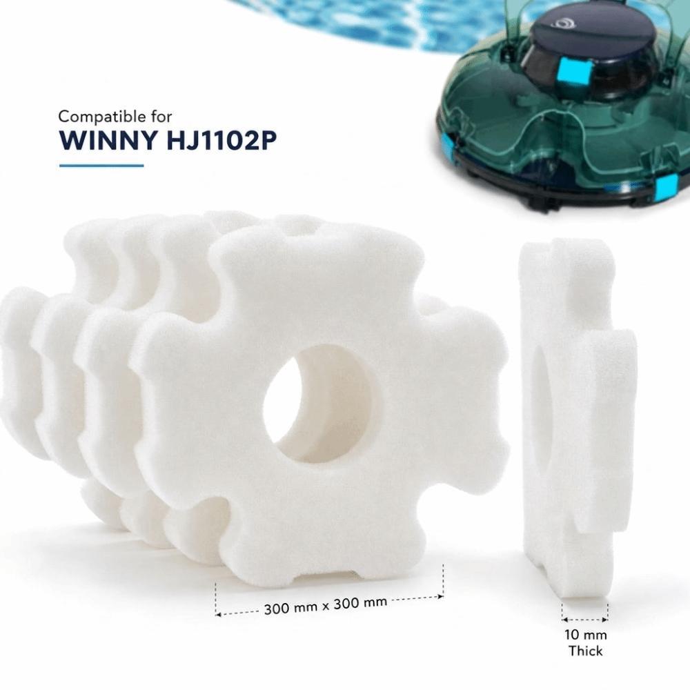 4/8/12/20pcs Replacement Part Pool Cleaner Sponge for WINNY HJ1102P Cordless Robotic Cleaner