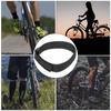 5 pcs Nylon Adhesive Tape Bicycle Handlebar Strap Cycling Bike Air Pump Tie Rope(black)