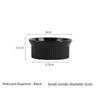 B97A-Coffee Tamper Rotary Powder Dosing Ring Coffee Distributor Leveler For 150Ml Black