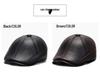 Men's Korean Style Winter Baseball Cap - Faux Leather with Ear Protection for Middle-Aged and Elderly