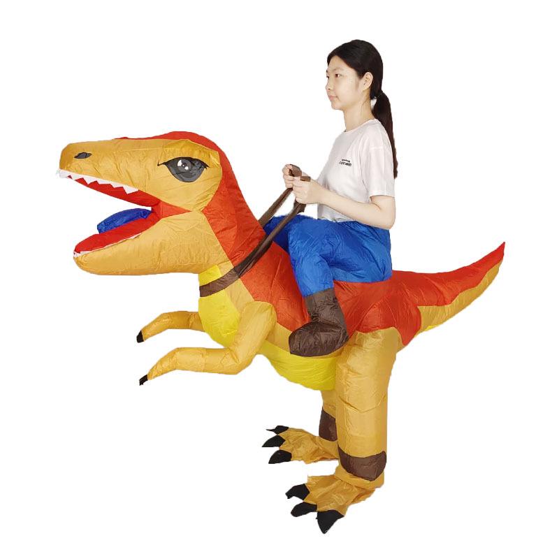 Inflatable Dinosaur Costume - Funny T-Rex/Stegosaurus for Halloween Party & Cosplay Adult 155-190cm