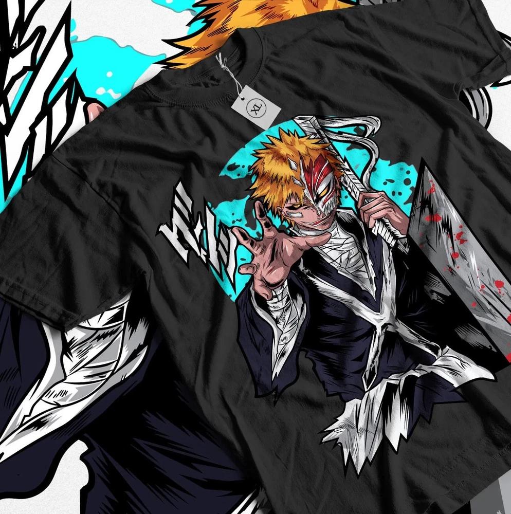 Anime Bleach Ichigo Kurosaki Ulquiorra Tshirt Unisexga Shirts Unisex Unisex Unisex 4