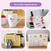 10/30/50PCS Kawaii Colorful Spanish Sticky PVC Sticker Aesthetic Stationery DIY Decoration Scrapbooking School Supplies for Kids