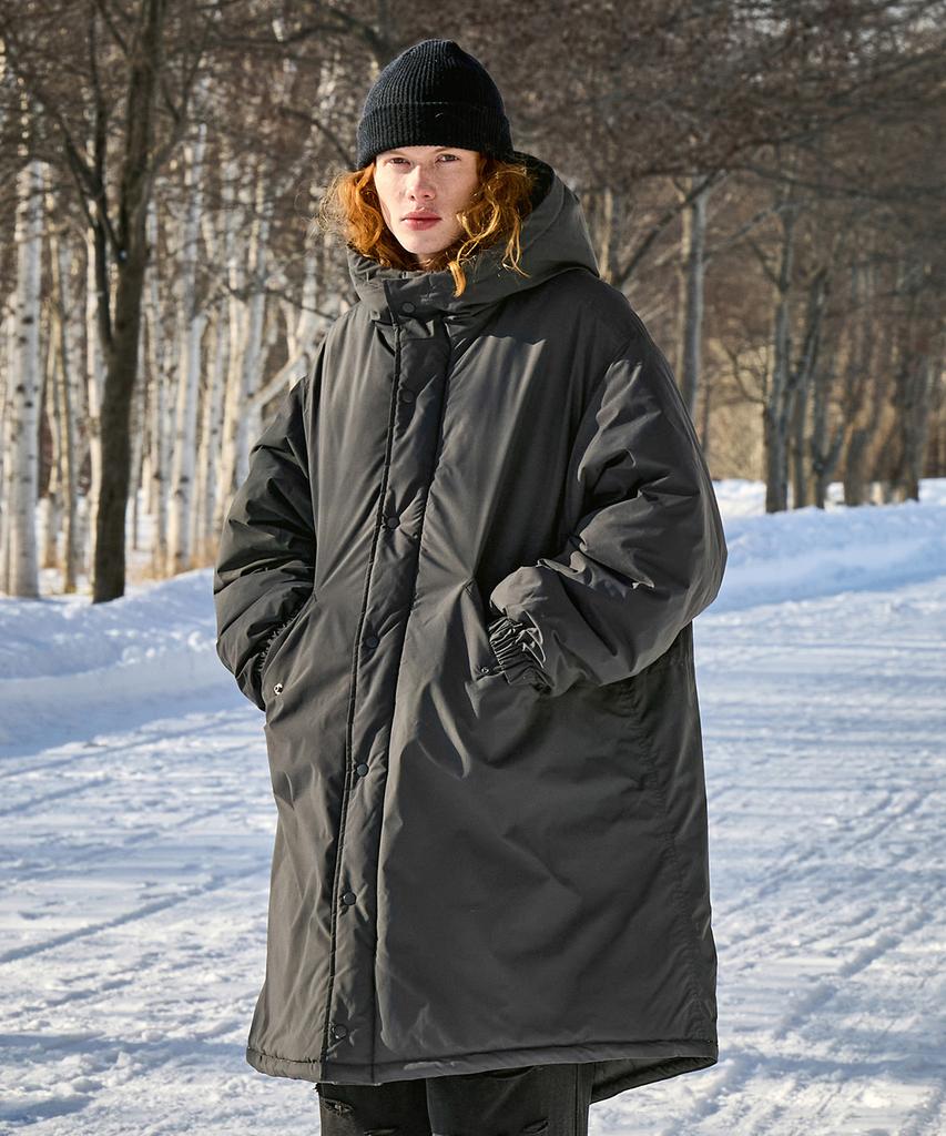 Fluke Adventure Fishtail Quilted Long Parka Fpj222 / 3 Colors