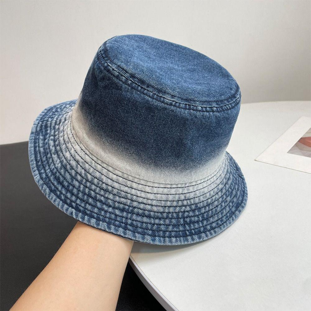 Summer Sunscreen Panama Hat Unisex Fabric Sunbonnet New Outdoor Fisherman Hat