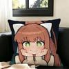 Monika  Square Double-Sided printed Pillow Case Bedroom Bedside Pillow Sofa Cushion Cover
