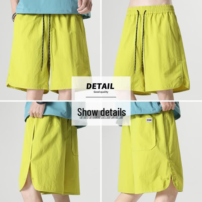 Izzueit Men's Loose Fit Quick-Dry Cargo Shorts