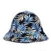 ZHENYUEQI Unisex Leaf Print Bucket Hat