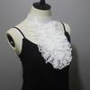 Women Medieval False Collar Victorians Colonial Jabot Ruffled Lace Detachable Collar Necktie Halloween Steampunk Costume