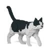 JEKCA Jekka Block Black and White Cat Sculptor Cat Sculptor 11S-M02