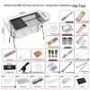 Tri-polar Stainless Steel Folding BBQ Grill