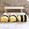 1 Piece Bag Pendant Cute Little Bee Doll Plush Toy Keychain Children'S Backpack Accessories Holiday Gifts