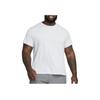 Nike Fitness T-Shirt Solid Color Round Neck Loose Short Sleeve Men Tops Gray AR6029-085
