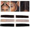 3pcs Bande de Maintien de Perruque Ajustable Fixation Raie Bandeau en Dentelle Velours Élastique Bandes de Perruque