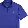 Polo Ralph Lauren Embroidered Logo Solid Color Short Sleeve Polo Shirt Men Tops Blue 710704319-164