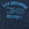 STAR TREK Mens Enterprise E Athletic T-Shirt