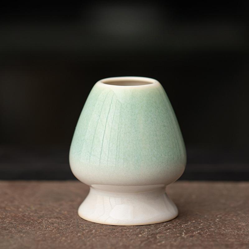 Large Ceramic Tea Whisk Vertical Kiln Transformation Retro Japanese Tea Whisk Base Matcha Tools Tea Accessories