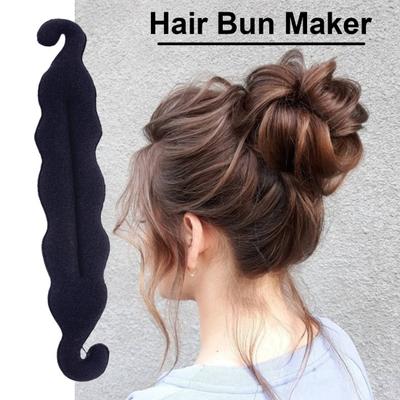 Spugna per Chignon Capelli Bigodino Deft Bun Twister Shaper Capelli Lunghi Facile Veloce Strumento Snap Roll Accessori per lo Styling dei Capelli Donna Ragazza Pigra