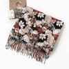 Imitation Cashmere Scarf New Autumn and Winter Fashion Printed Shawl Scarf Women's Medium Length Thickened Warm Scarf