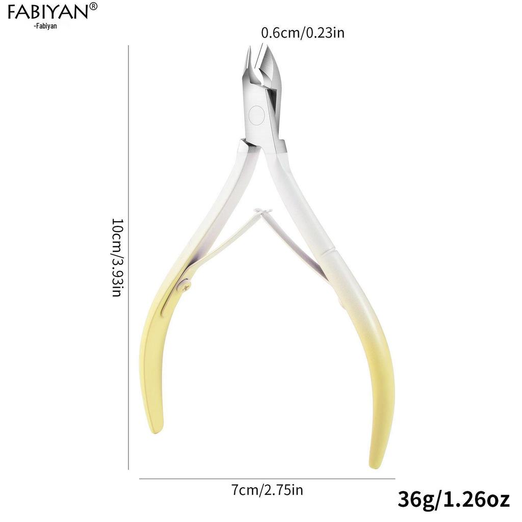 D501 Stainless Steel Cuticle Nipper & Hangnail Remover Set - Gray Manicure Tool
