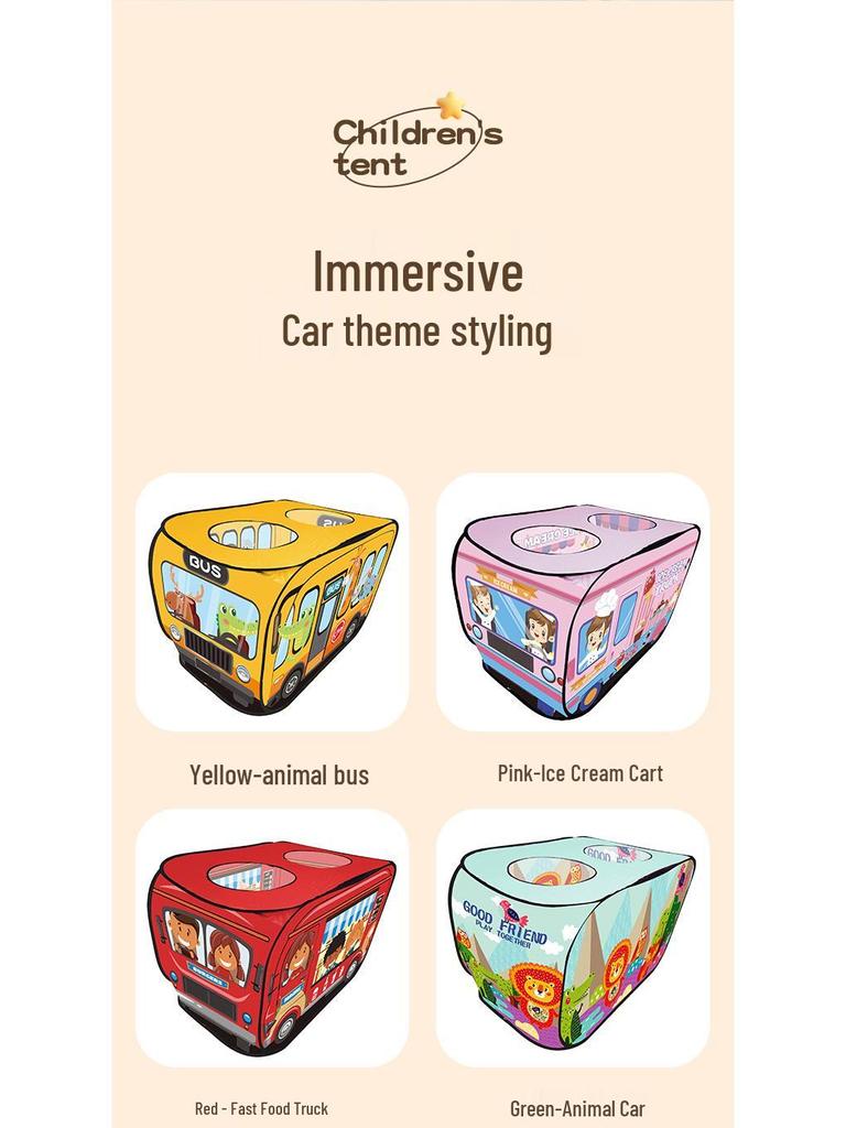 [Free Shipping] Indoor/Outdoor Kids' Princess Tent & Ball Pool - Perfect for Camping or Beach Fun
