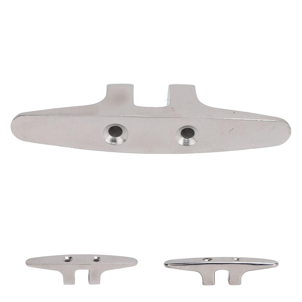 Boat Dock Cleat Stainless Steel Deck Rope Tie Down  Line Cleat Holder for Ship Marine