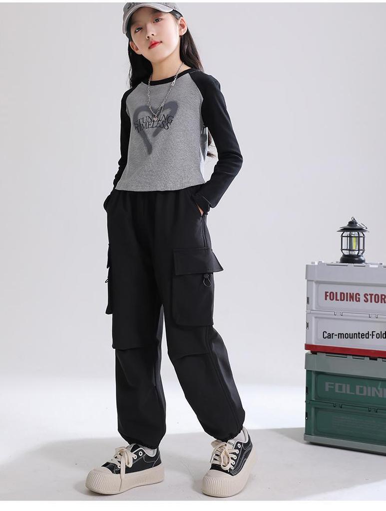 Children's Durable Sports and Workwear Pants for Boys and Girls: Spring and Autumn School Uniform and Mountaineering Options