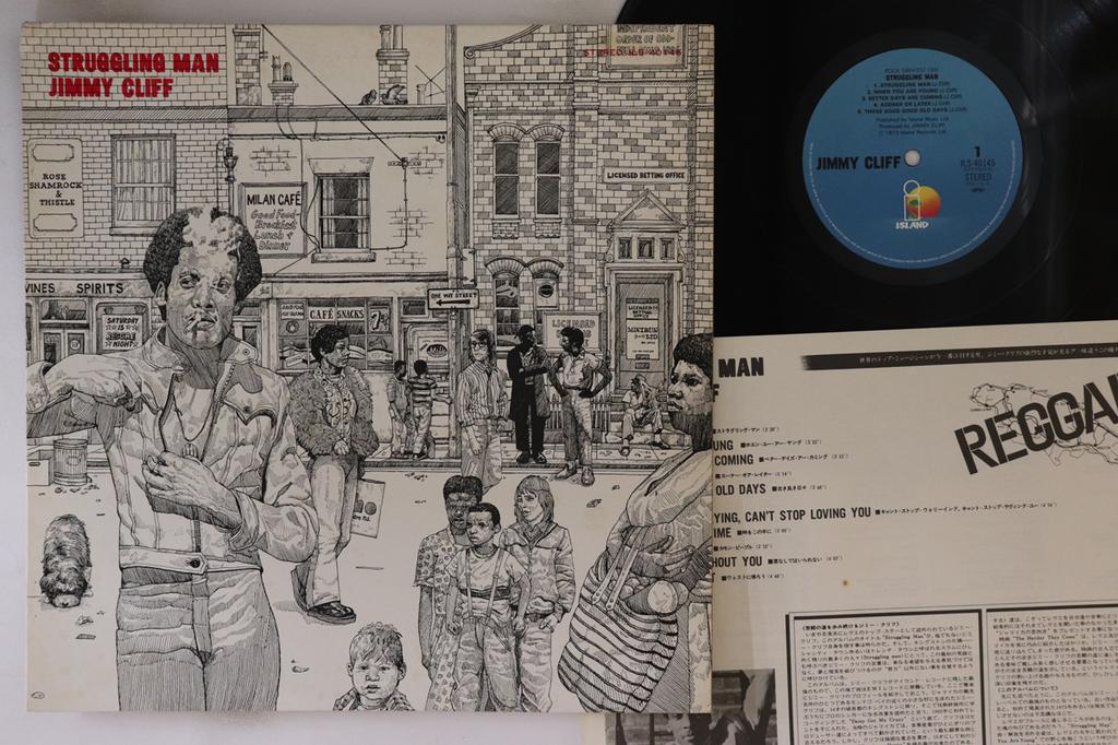LP Record JIMMY CLIFF - Struggling Man ILS40145 ISLAND 1978 Japan Reggae, Ska & Dub Used