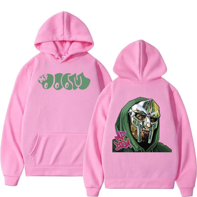 Singer Mf Doom Madlib Madvillain Metal Face Pullover Hoodie Fabric Street Fashion Hoodie Casual Running Sweatshirt