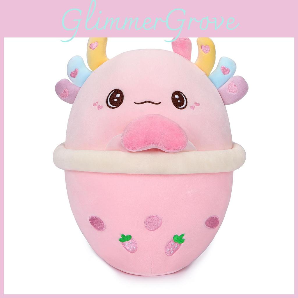 Tea Milk Cup Salamander Unicorn Panda Plush Toy Cartoon Children Holiday Gift