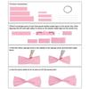 DIY Handmade Craft Bag EVA Material Giant Pink Decorated Bow Set for Wedding Christmas Easter Birthday Party Decorations