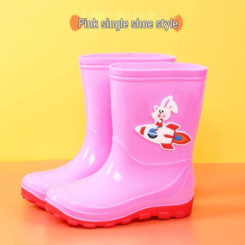 Cizme de ploaie impermeabile pentru copii cu astronaut: Antiderapant, Rezistent la uzură, Stil pentru toate anotimpurile - Disponibil în mărimile Mic, Mediu și Mare