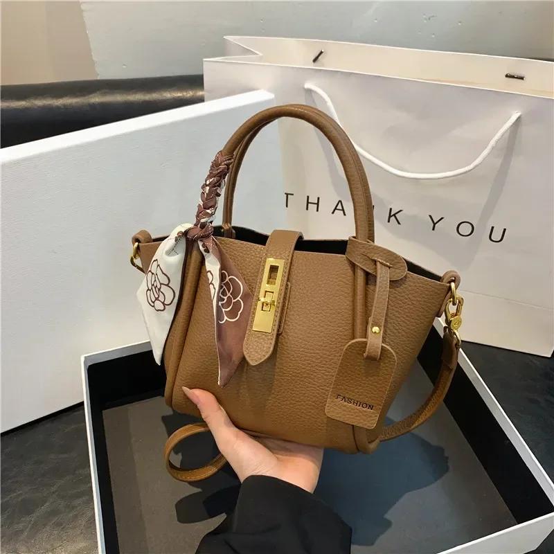 

Новая модная женская сумка через плечо, портативная сумка-ведро, женские сумки